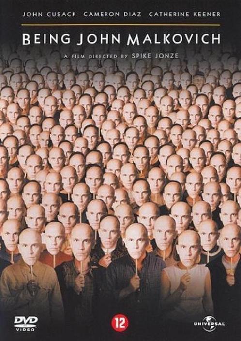 DVD Being John Malkovich (regie Spike Jonze), Cd's en Dvd's, Dvd's | Filmhuis, Zo goed als nieuw, Overige gebieden, Vanaf 12 jaar