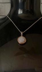 Ti Sento ketting met hanger, Sieraden, Tassen en Uiterlijk, Kettingen, Verzenden, Zo goed als nieuw, Zilver, Met hanger