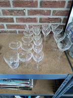 Set Kristal glazen 19x antiek vintage brocante, Antiek en Kunst, Antiek | Glas en Kristal, Ophalen