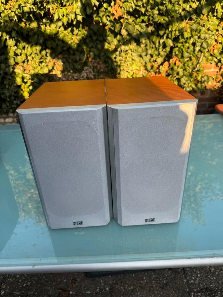 Heco Concerto B15 Speakers - Zo goed als nieuw!, Audio, Tv en Foto, Luidsprekers, Zo goed als nieuw, Front, Rear of Stereo speakers