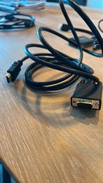 Verloop HDMI naar VGA met geluid, Computers en Software, Pc- en Netwerkkabels, Ophalen of Verzenden, Zo goed als nieuw