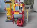 Tonka Brandweerkazerne met Auto & Figuur, Ophalen, Gebruikt