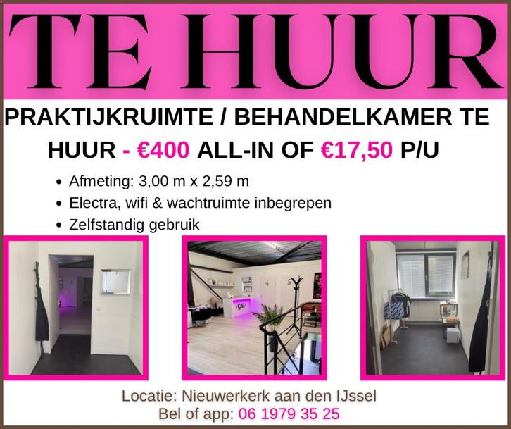 Praktijkruimte zakelijk, Huizen en Kamers, Kamers te huur
