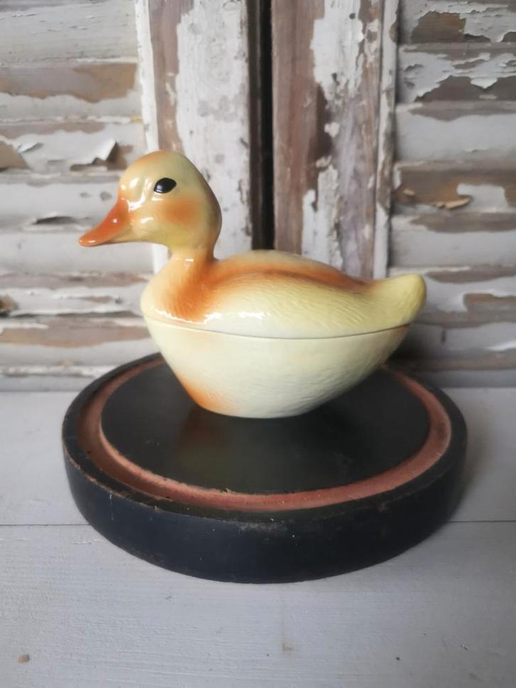 Michel Caugant paté terrine kuikentje, Antiek en Kunst, Antiek | Keramiek en Aardewerk, Ophalen of Verzenden