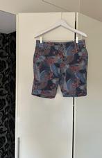 Korte broek jeansblauw met print; Petrol Industries; small, Kleding | Heren, Broeken en Pantalons, Petrol Industries, Blauw, Ophalen of Verzenden