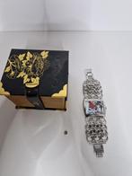 Ed Hardy dames horloge, Overige merken, Staal, Gebruikt, Ophalen of Verzenden