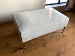Hocker/Poef, Huis en Inrichting, Zo goed als nieuw, Stof, Rechthoekig, 50 tot 75 cm