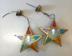 2 Marokkaanse sterlampen, 40 cm, i.g.staat, Huis en Inrichting, Minder dan 50 cm, Glas, Gebruikt, Ophalen of Verzenden
