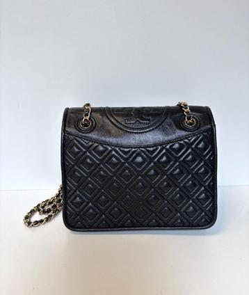 TORY BURCH Zwart leer crossbody bag tas beschikbaar voor biedingen