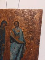 Authentieke handgeschilderde icoon – 19e eeuw – tempera op h, Ophalen of Verzenden