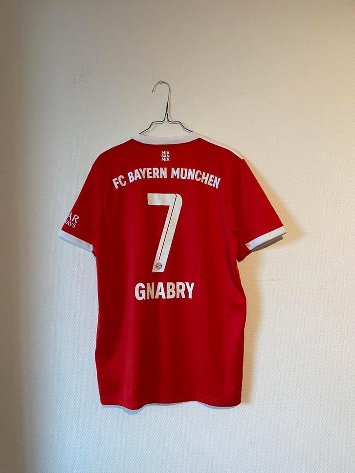 Gnabry, Bayern Munchen (2022-2023), Sport en Fitness, Voetbal, Zo goed als nieuw, Shirt, Maat M, Ophalen of Verzenden
