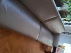 Grote leren bank, Huis en Inrichting, Ophalen, Strak modern, Gebruikt, Minder dan 75 cm
