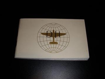 Prachtige dikke folder van De Havilland vliegtuigen uit 1960 beschikbaar voor biedingen