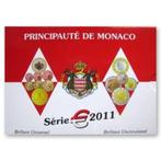 BU set Monaco 2011 Blister - 1 cent t/m 2 euro + 2 Euro CC, Postzegels en Munten, Munten | Europa | Euromunten, Setje, Overige waardes