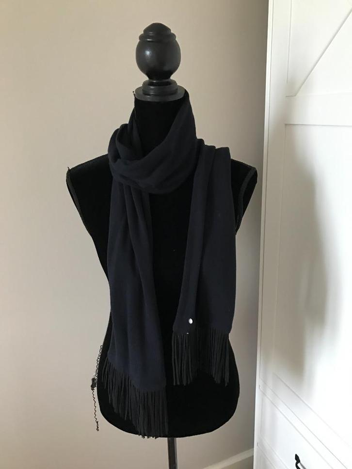 Sjaal blauw Rozes of Avalon, Kleding | Dames, Mutsen, Sjaals en Handschoenen, Zo goed als nieuw, Sjaal, Ophalen
