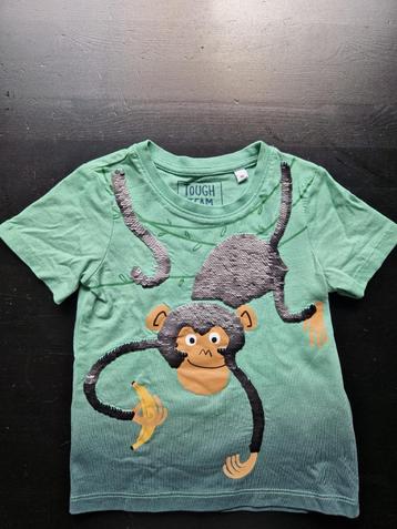 Tshirt met aapje - Maat 92 beschikbaar voor biedingen