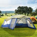 Camping Tent 6-8 Persoons Familietent met Vestibule Glasveze, Ophalen of Verzenden, Nieuw, Meer dan 6