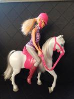 Barbiepop met paard, Kinderen en Baby's, Speelgoed | Poppen, Ophalen of Verzenden, Zo goed als nieuw, Barbie