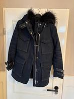 The Kooples dames parka met bontkraag, maat M, Maat 38/40 (M), Zwart, Ophalen of Verzenden, Zo goed als nieuw