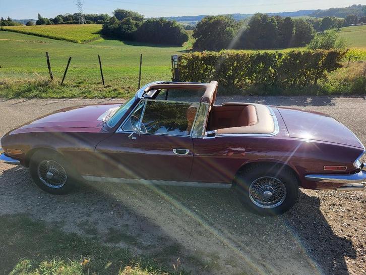 Triumph Stag V8 1971 Mark 1 Rood, Auto's, Triumph, Particulier, Overige modellen, Lederen bekleding, Benzine, Cabriolet, Automaat