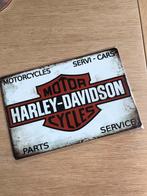 Reclamebord metaal Harley Davidson nieuw 20 x 30 cm, Ophalen of Verzenden, Nieuw, Motoren