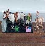 Schleich wasplaats te koop (3)., Ophalen of Verzenden, Zo goed als nieuw, Paard, Beeldje of Figuurtje