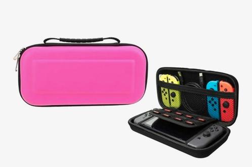 Nintendo switch beschermhoes / case roze, Spelcomputers en Games, Spelcomputers | Nintendo Switch, Zo goed als nieuw, Switch Original