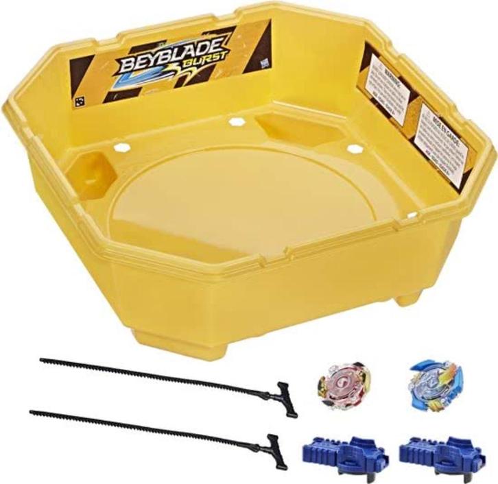 Beyblade arena + beyblades Starter Set 2 spelers - Hasbro, Kinderen en Baby's, Speelgoed | Actiefiguren, Nieuw, Ophalen of Verzenden