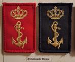 Dienstvak onderscheidingstekens Koninklijke Marine, Velcro., Ophalen of Verzenden, Marine, Nederland, Embleem of Badge