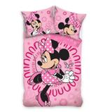 Minnie Mouse Dekbedovertrek 140 X 200 cm - Disney, Kinderen en Baby's, Kinderkamer | Beddengoed, Meisje, Dekbedovertrek, Nieuw