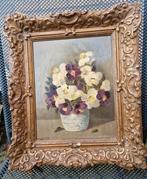 Olieverfschilderij van A.W. Schreuder - Bloemen in vaas, Antiek en Kunst, Kunst | Schilderijen | Klassiek, Ophalen of Verzenden