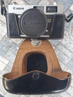 Canon Canonet QL19 camera incl casing, igs! vintage, Ophalen of Verzenden, Gebruikt, Spiegelreflex, Canon