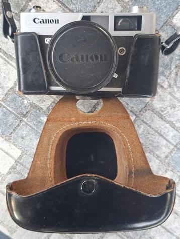 Canon Canonet QL19 camera incl casing, igs! vintage beschikbaar voor biedingen