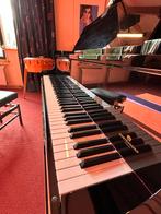 Zwarte Oostendorp Vleugel - Hoogglans, Muziek en Instrumenten, Piano's, Gebruikt, Zwart, Ophalen of Verzenden, Hoogglans
