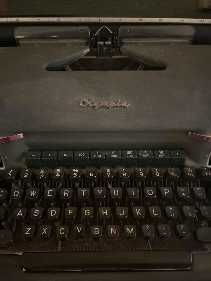 Olympia typemachine, Diversen, Typemachines, Gebruikt, Ophalen