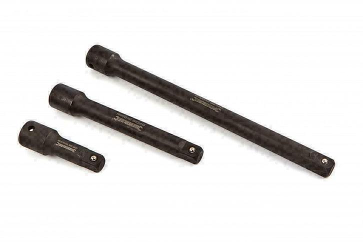 3-DELIGE SET VERLENGSTUKKEN 1/2" VOOR SLAGDOPPEN, Auto diversen, Autogereedschap, Nieuw, Ophalen of Verzenden