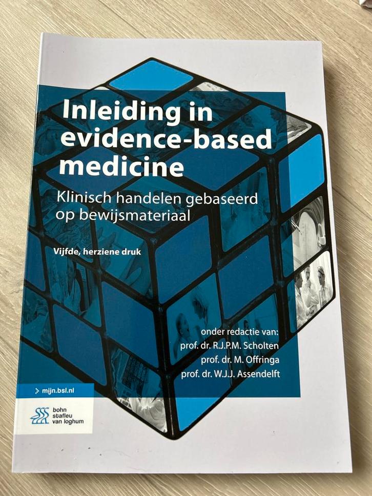 Inleiding Evidence-Based Medicine - 5e druk, Boeken, Studieboeken en Cursussen, Zo goed als nieuw, WO, Beta, Ophalen of Verzenden