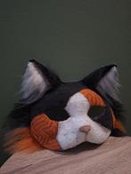 Calico cat lapjeskat therian mask, Hobby en Vrije tijd, Kostuums, Theaterbenodigdheden en LARP, Ophalen of Verzenden, Zo goed als nieuw
