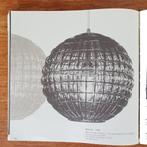 Hanglamp, Philips NPD 134 Caged glass pendant (3), Gebruikt, Vintage, Ophalen of Verzenden, Glas