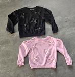 H&M Meisjes Truien met Strikjes roze zwart - Maat 122/128, Ophalen of Verzenden, Zo goed als nieuw, H&M, Meisje