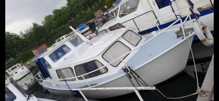 Motorboot, 8 lang, Watersport en Boten, Motorboten en Motorjachten, Gebruikt, Staal, 6 tot 9 meter, Diesel, Binnenboordmotor, 30 tot 50 pk
