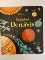 Usborne Flapjesboek - De Ruimte, Boeken, Kinderboeken | Baby's en Peuters, 3 tot 4 jaar, Usborne, Ophalen of Verzenden, Zo goed als nieuw