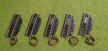 Fleischmann 5x 6014 ontkoppelrails met 5x 6414 aandrijving beschikbaar voor biedingen
