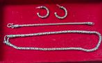 Prachtige 925 sterling, byzantijnse 4delige set, Sieraden, Tassen en Uiterlijk, Kettingen, Ophalen of Verzenden, Zo goed als nieuw