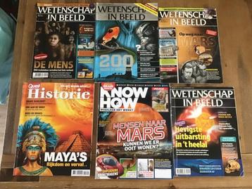 6 tijdschriften, wetenschap en geschiedenis beschikbaar voor biedingen