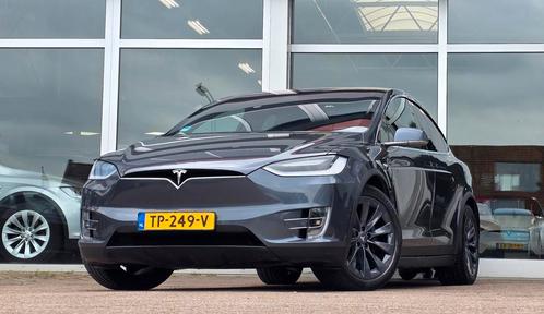 Tesla Model X 100D Full FSD! Trekhaak 20" Sonic Carbon velge, Auto's, Tesla, Bedrijf, Te koop, Model X, 4x4, ABS, Achteruitrijcamera