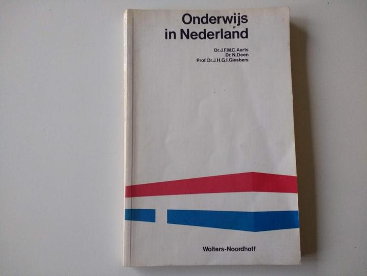 Onderwijs in Nederland door Aarts, Deen en Giesbers, Boeken, Studieboeken en Cursussen, Gelezen, WO, Alpha, Ophalen of Verzenden