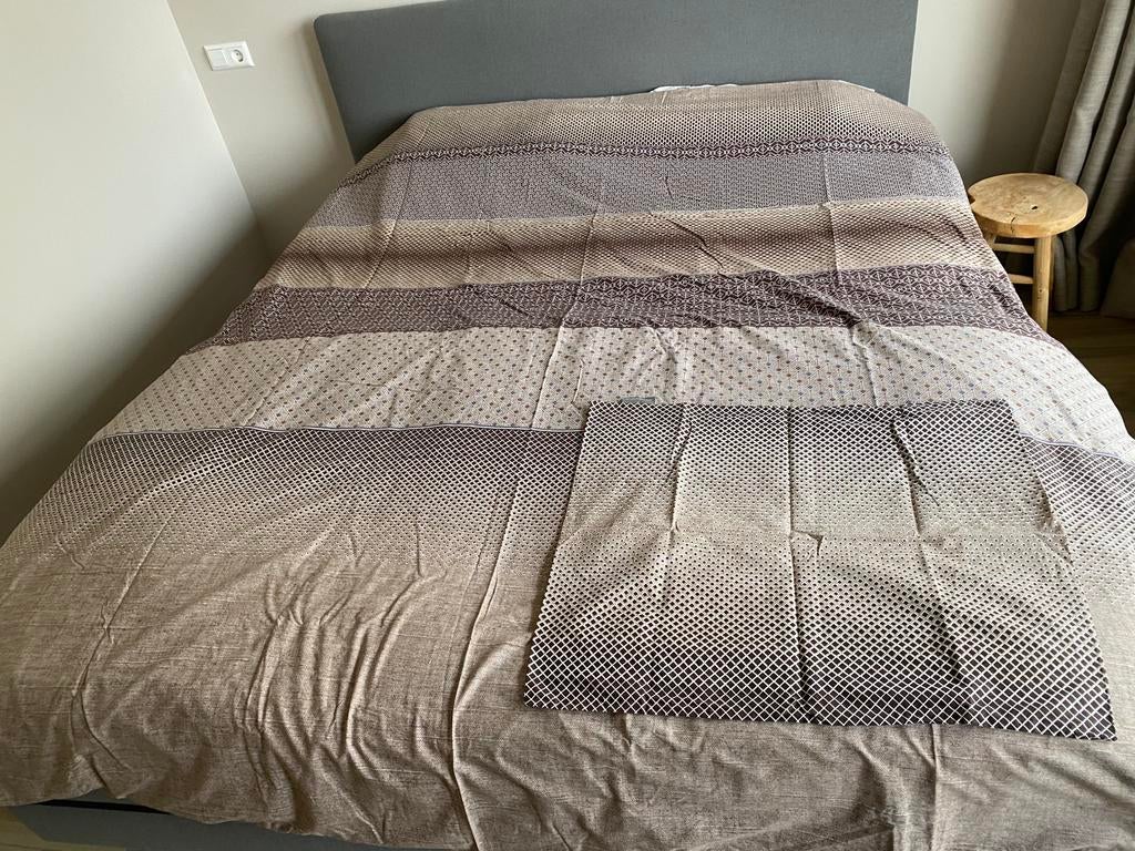 Riviera maison dekbedovertrek 240x220/220, Huis en Inrichting, Slaapkamer | Beddengoed, Ophalen, Zo goed als nieuw, Tweepersoons