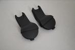 Zwarte Easywalker Harvey/Jimmey Autostoel Adapters, Ophalen, Gebruikt, Kinderwagen, Overige merken
