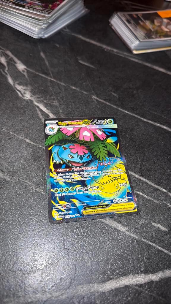 Mega Venusear Ex 155/132 Mint Conditie!, Hobby en Vrije tijd, Verzamelkaartspellen | Pokémon, Zo goed als nieuw, Ophalen of Verzenden